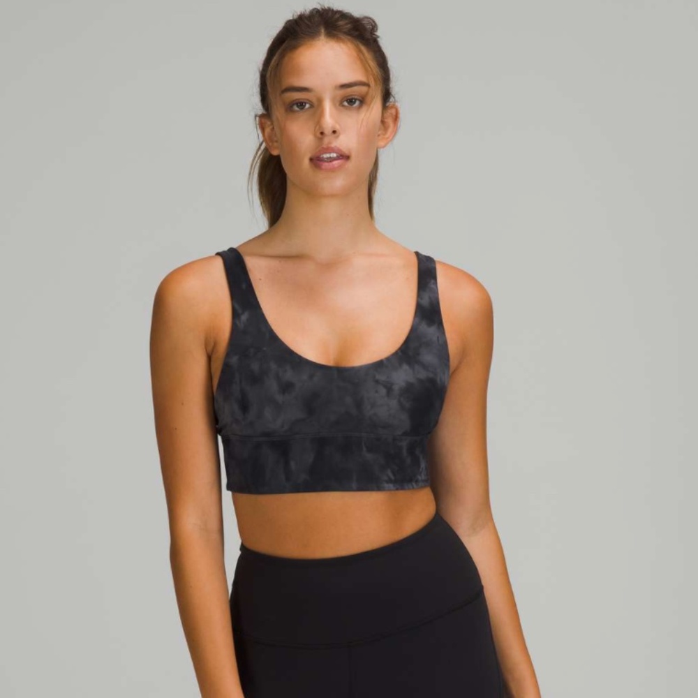 Lululemon Align Reversible Bra *Light Support, A/B Cup Diamond Dye Pitch Grey 4